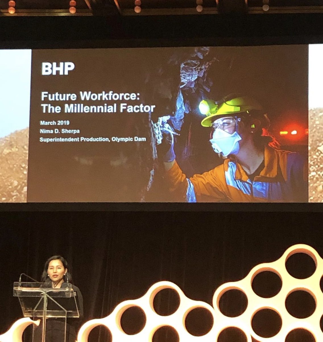 NimaDSherpa's tweet photo. #Futuremining2019 @MiningMagazine @Aspermont_Ltd #future #innovate https://t.co/GInlKzjo6Z