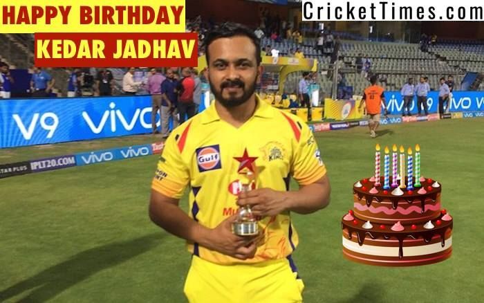 Happy Birthday, Kedar Jadhav :) 