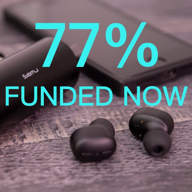 OwltechPR's tweet photo. 現在77%の達成率です!
応援お願い致します!税込7980円の完全ワイヤレスイヤホン!音質はポタフェスにて試聴したお客様の内95%の方が良いと回答してくれています。ア
https://t.co/T9ms5kpB4t
#makuake #se03 #samu #イヤホン #potafes https://t.co/1k2QtvRU7v