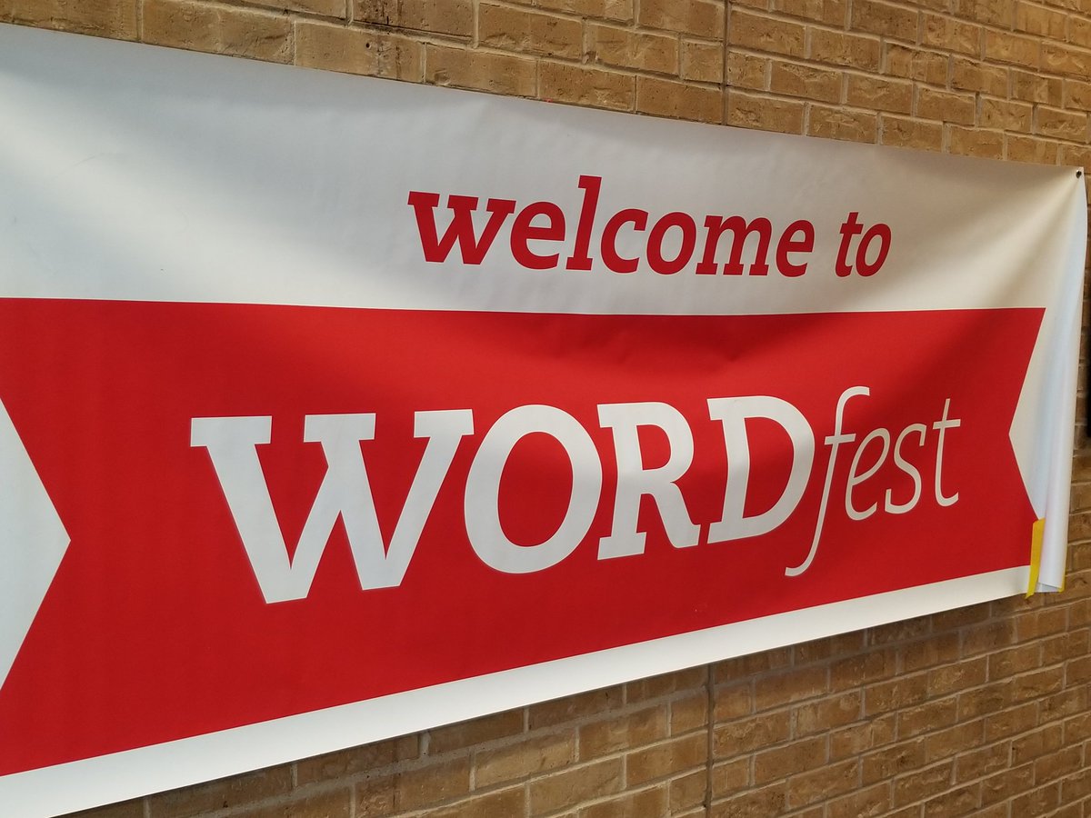 In case earlier cryptic posts weren't clear, I spent the weekend at #dfwwordfest. It was awesome! Learned a lot, met lots of people... It's always great to be around fellow writers #WritingCommunity @dfwWORDwriters
