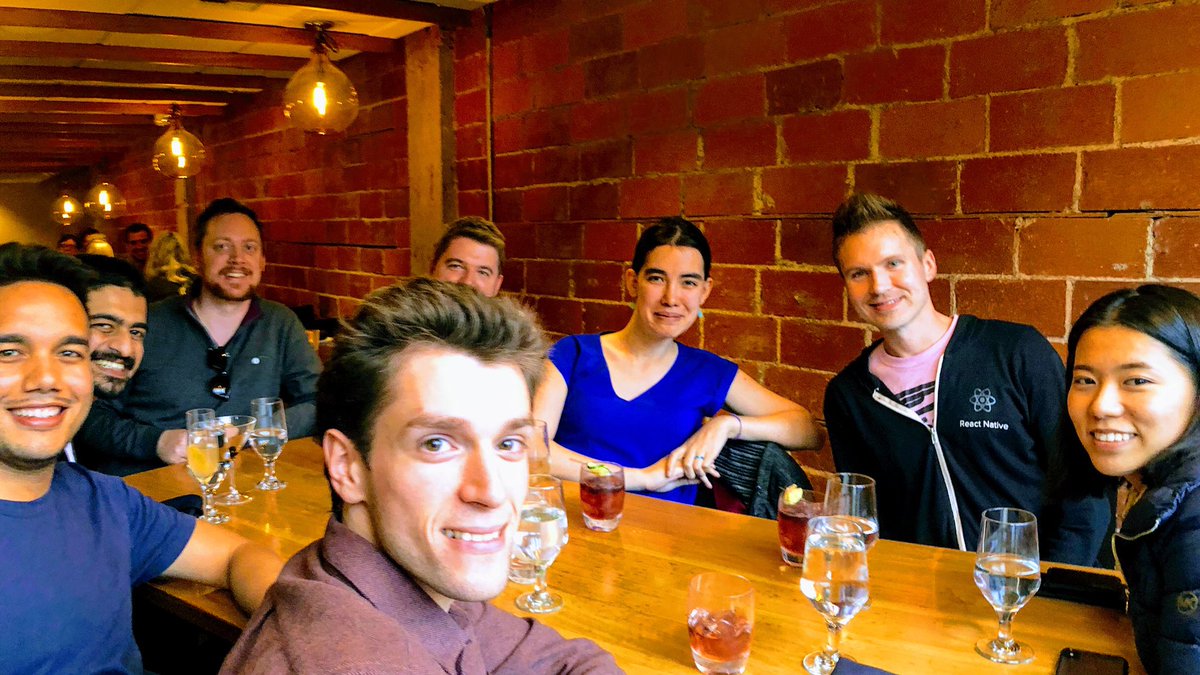 photo of 8 of us at dinner