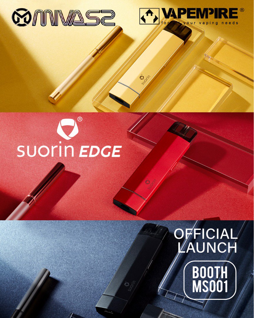 Suorin_Malaysia's tweet photo. NEW POD ARE LAUNCHING SOON IN MIVAS 2 at Dewan Tun Razak on 30th & 31st March 2019
SEE YOU GUYS !
#suorinmalaysia #suorinedge #launching #lockyourdates #mivas2019 #newmodel #malaysiagazette #trendy #podlife #malaysiakini #enjoylife #bestoftheday #GoodDay #bestdayever #vapempire https://t.co/WOIyM3AJDB