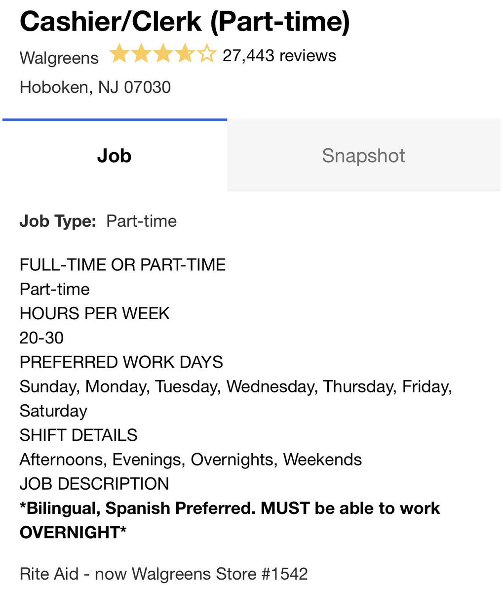 themasoncivic's tweet photo. 🚨LOCAL EMPLOYMENT OPPORTUNITY🚨

For anyone seeking a full-time or part-time position, here is a local vacancy with #Walgreens in Hoboken.

Feel free to apply in person at the following location:

Walgreens
101-105 Washington Street
Hoboken, NJ 07030

#employment #hoboken https://t.co/vtJLB16hcd