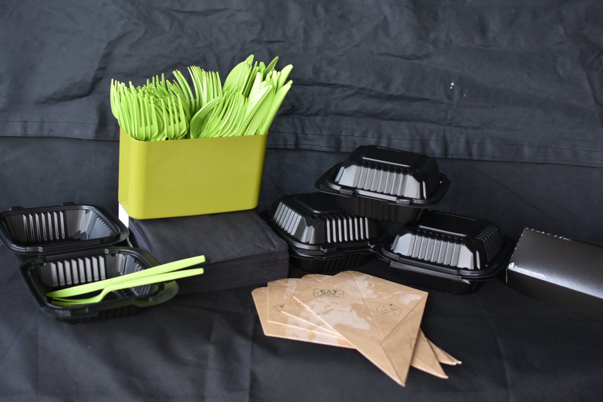FeastInfo's tweet image. Introducing some of our new #compostable packaging. Ready to serve @WestMidHospital today with @StreetDots