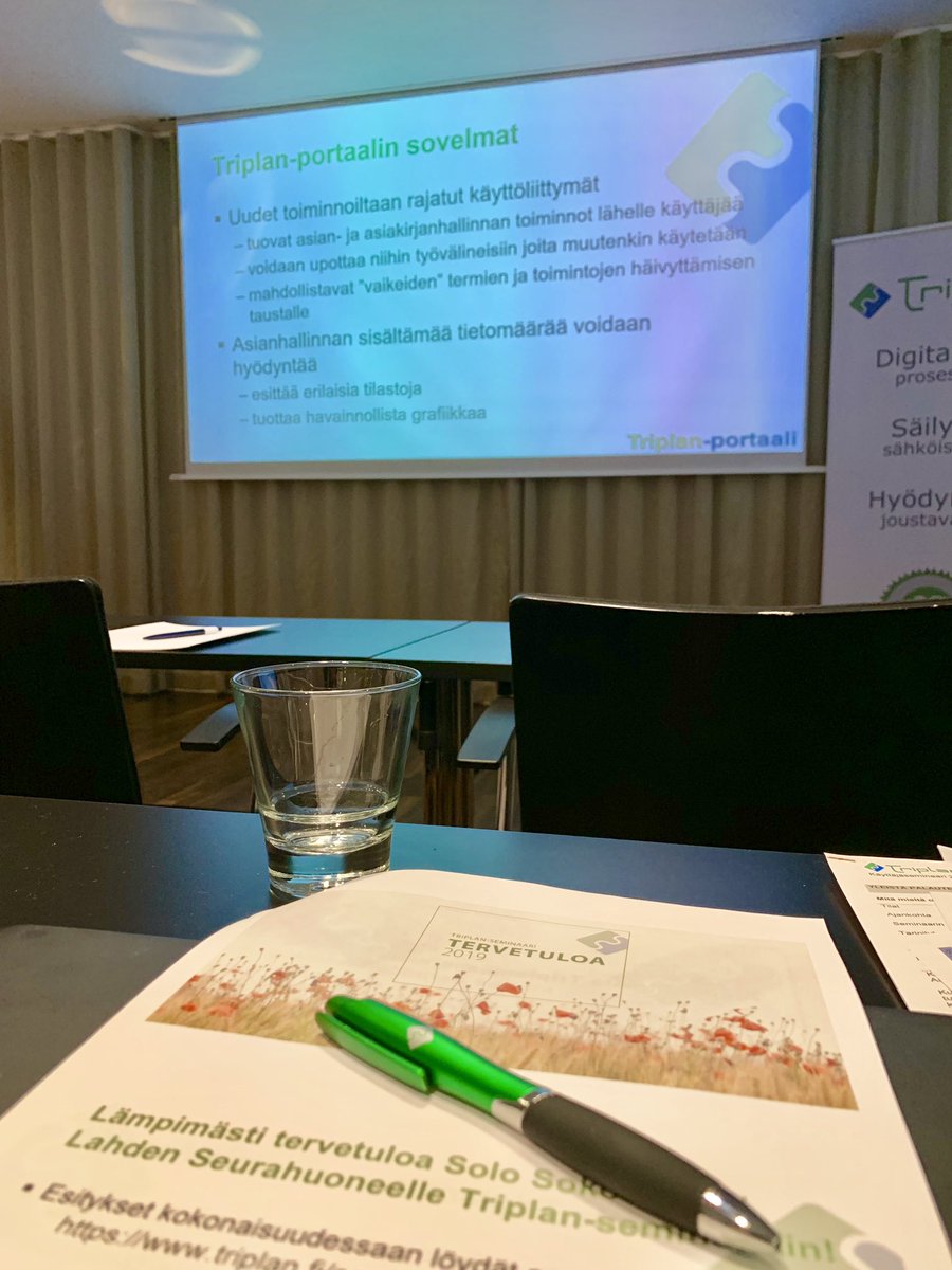 Kaksi päivää täyttä asiaa #asianhallinta -teemasta. #Triplan #Triplanseminaari #Lahti #Lahdenseurahuone