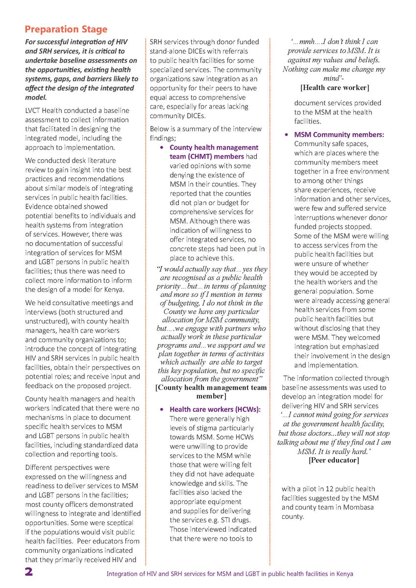 nyarwekC's tweet photo. Integration of HIV and SRH services for MSM and LGBT in public health facilities in Kenya 1/2 @EJAF @LVCTKe #TouchPlus Project https://t.co/LrsSkzCJWj