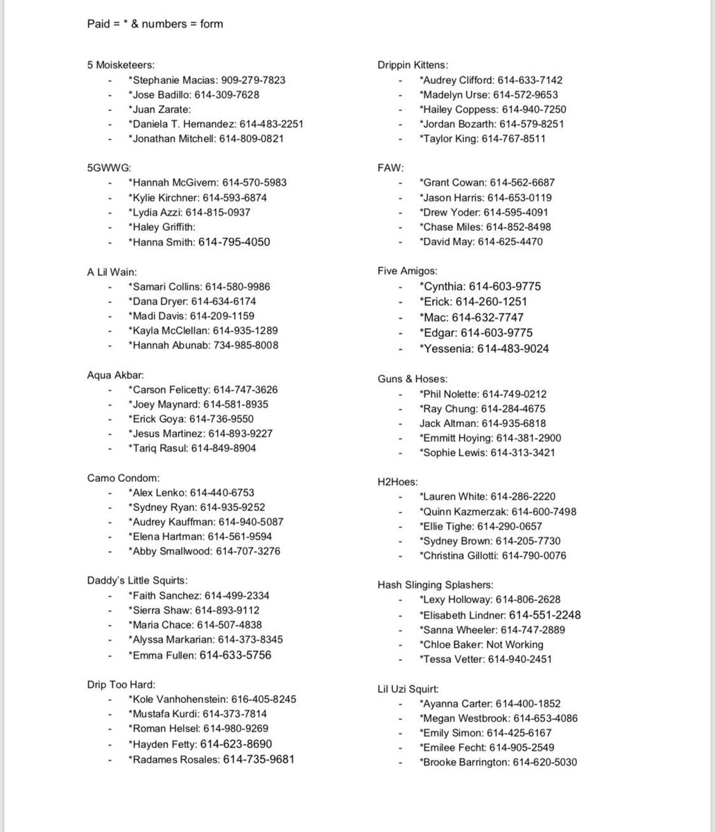 2019Tag's tweet photo. Teams and player info! https://t.co/DjUNlnsqKC