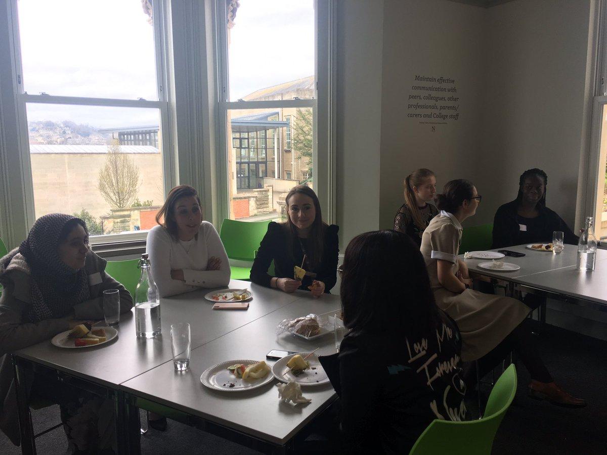 Great visit down to Bath for sixth form students investigating careers with <a href="/NorlandCollege/">Norland</a>