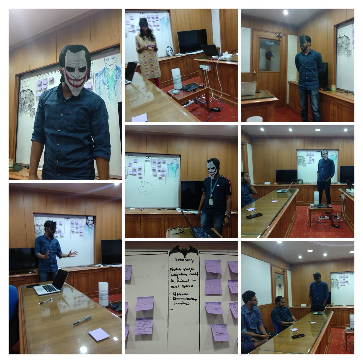 AttinadSoftware's tweet photo. The Sprint Retrospective is an opportunity for the Scrum team to inspect itself.

Openness | Receptive mindset | Spirit of continuous improvement

"Why so serious?". We mix this with fun, by enacting the role of Joker and Batman while putting across critical and positive feedback https://t.co/IDThoN5Gdj