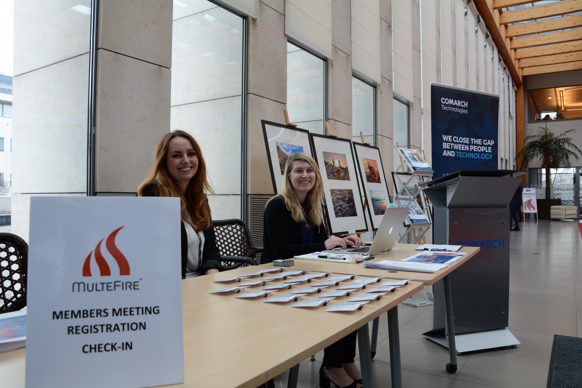 ComarchTech's tweet photo. In our beautiful city – #Krakow - welcome to @Multefire Alliance! Now is the beginning of #MFA Members Meeting, hosted by #Comarch. It is an honor to welcome you with us!
#LTE #5GisHere #newradio #radiospectrum #mobile #mobilecellular https://t.co/xbfdS37bQk