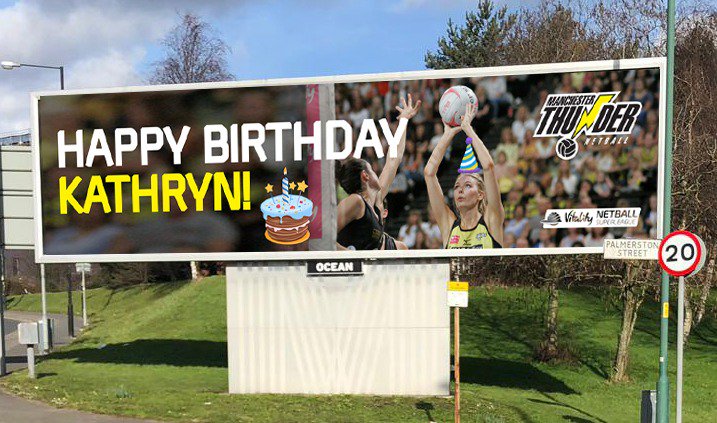thundernetball's tweet photo. Happy 2️⃣6️⃣th birthday @KathrynTurner3 have a fabulous day! 🎂🎉🎊🎈

Celebrating 10 Years in Superleague too!

#happybirthday #netball # superleague #manchesterthunder #netballnation #netballinthecity https://t.co/GI6p4sz6pE