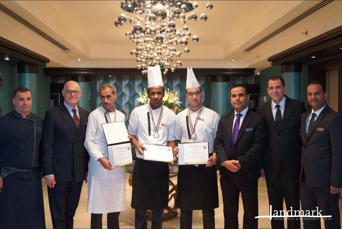Landmark Amman Hotel Bags Three Awards at JOSPEX 2019.

The Landmark Amman wins 3 Silver Medals from only 3 entries at the recently concluded Jospex 2019. 

#JOSPEX #Silver #Landmark #Amman #Hotel