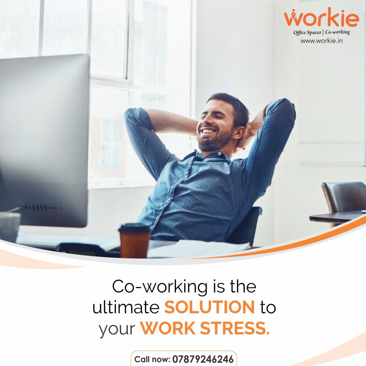 WorkieIndia's tweet photo. Relieve your stress by choosing a Co working space as it gives you everything you need at your workplace @ very affordable rental propositions.

#CoWorkingIndia #Spaces #CoWorkingSpaces #WorkieIndia #Indore #Coworking #Startups #Business #Enterpreneurs https://t.co/HtpbT1KYR8