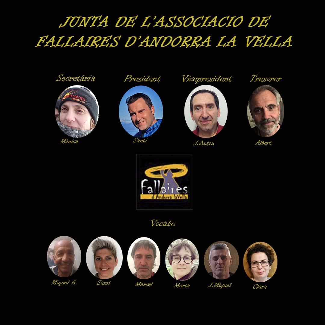 AssFallairesALV's tweet photo. Us presentem la nova Junta de l'Associació de @AssFallairesALV #rodaelfoc #totsfemfalles #novaetapa https://t.co/kYHD7JKH1Y
