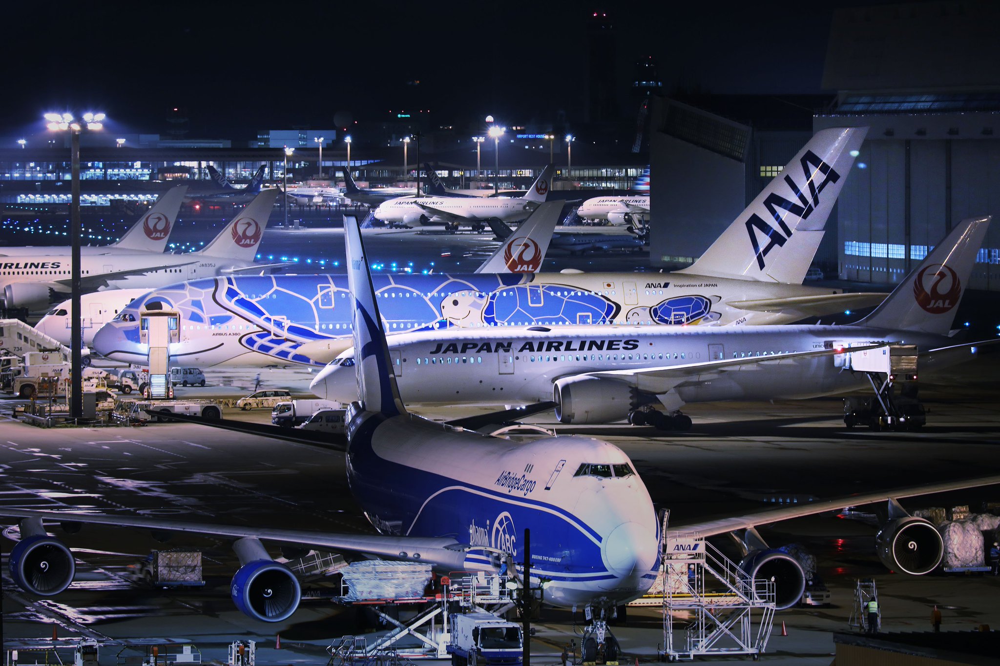 航空科学博物館 昼間は格納庫内 夜 朝は外 うーん もしかして夜行性 航空科学博物館 昼間は格納庫内 夜 朝は外 うーん もしかして夜行性