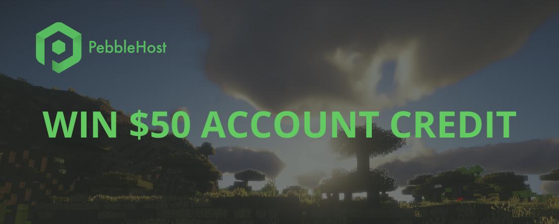 PebbleHosts's tweet photo. #giveaway Make sure to like and retweet to be in with a chance of winning $50 account credit! Winner will be drawn on the 31st of March! https://t.co/NKfsObPlOH