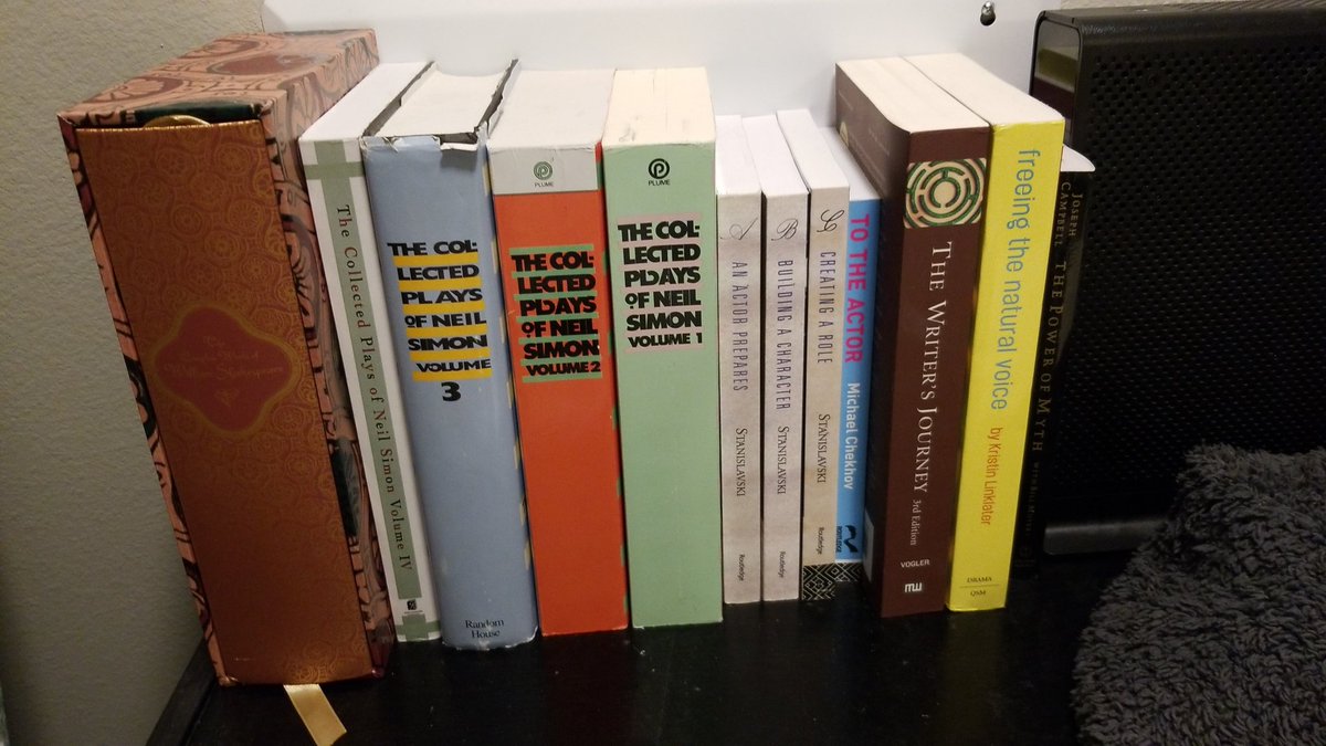 B_A_Lindsey's tweet photo. An actors starter library. #actorslife #read https://t.co/ExnLFQu1Uh