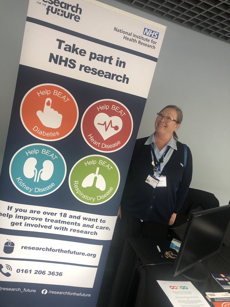 The team are at  #LetsTalkDigitalNIHR today - if you’re around, please come say hello
