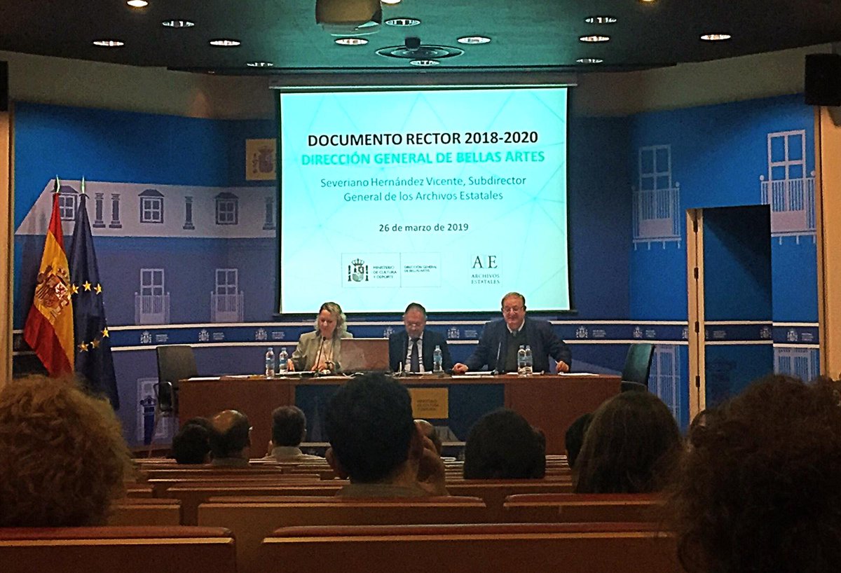 ArchivosEst's tweet photo. #JPECBA Severiano Hernández Vicente Subdir. Gral. de @ArchivosEst de la DG de #BellasArtes @culturagob presenta documento rector de #ArchivosEst destaca papel #CSCDA y política de gestión de #documentos electrónicos del MCD https://t.co/XTilSREKH9