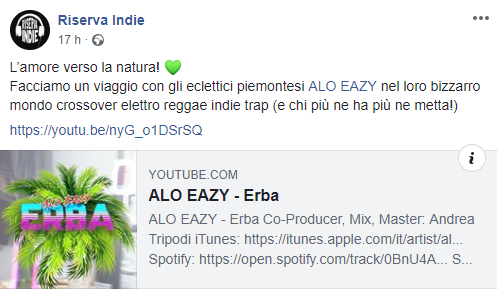 alo_eazy's tweet photo. #Erba ha conquistato il cuore di Riserva Indie! Del resto, la natura piace a tutti 🌱🌿☘️🍀

Ringraziamo la redazione per la condivisione e le belle parole 🖤

Erba, il video > https://t.co/Ic9DCzbB5d

#AloEazy #CiSale https://t.co/tS19gBwwyv