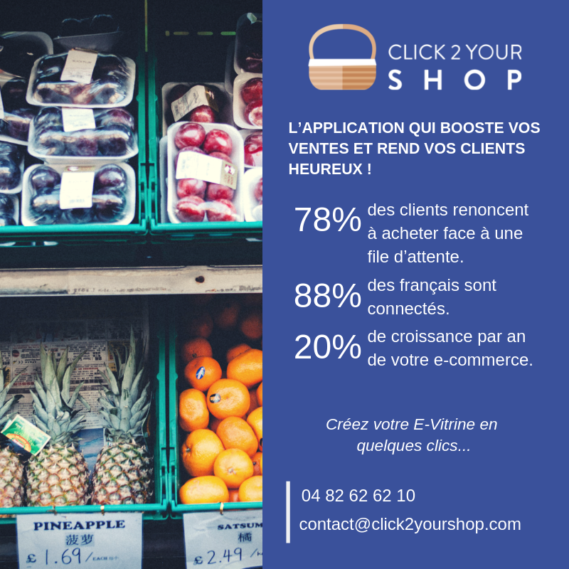 CLYCKY_FR's tweet photo. #Artisans, #Commerçants, #ProducteursLocaux, #ProfessionnelsdeSanté, #PrestatairesdeServices, #Administrations, #Click2YourShop est l'application qui booste vos ventes et rends vos clients heureux ! 
Pour en savoir plus rendez-vous sur : https://t.co/to7diKyRZ9 https://t.co/fnXXShVleg