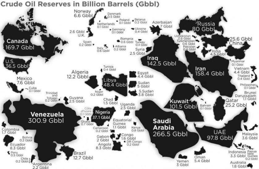 Les plus grandes réserves de pétrole au monde limportant.fr/infos-economie… #Economie