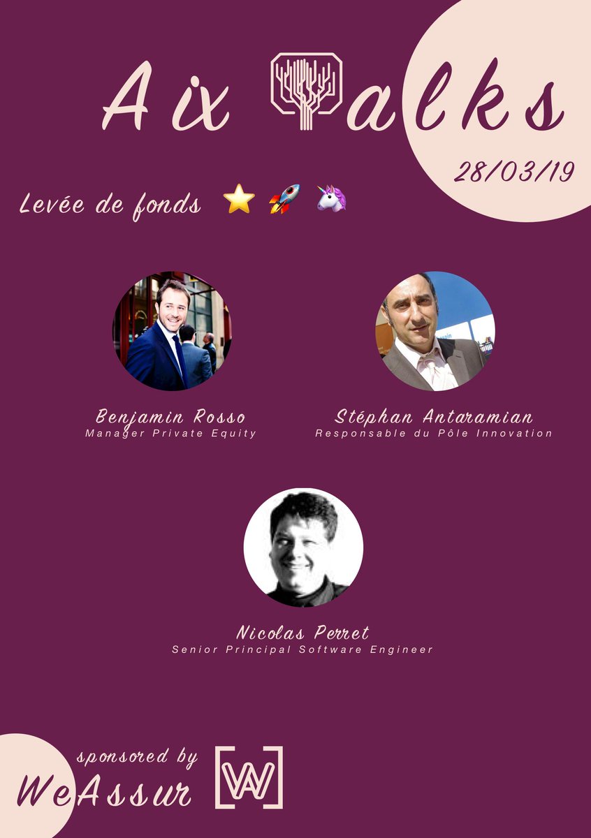 AixTalks's tweet photo. La levée de fond une démarche inéluctable pour toutes startups et innovateurs.

Vous voulez réussir la votre ? Connaitre les acteurs majeurs de l’innovation en France ?

Rejoignez nous ce jeudi chez WeAssur :

https://t.co/TrmGT7YD4i

#innovation #fundraising #startup https://t.co/12nRD9VPmd