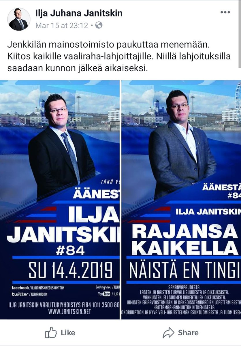 Dimmu141's tweet photo. "Jenkkilän mainostoimisto". https://t.co/OJJawyjFhH
