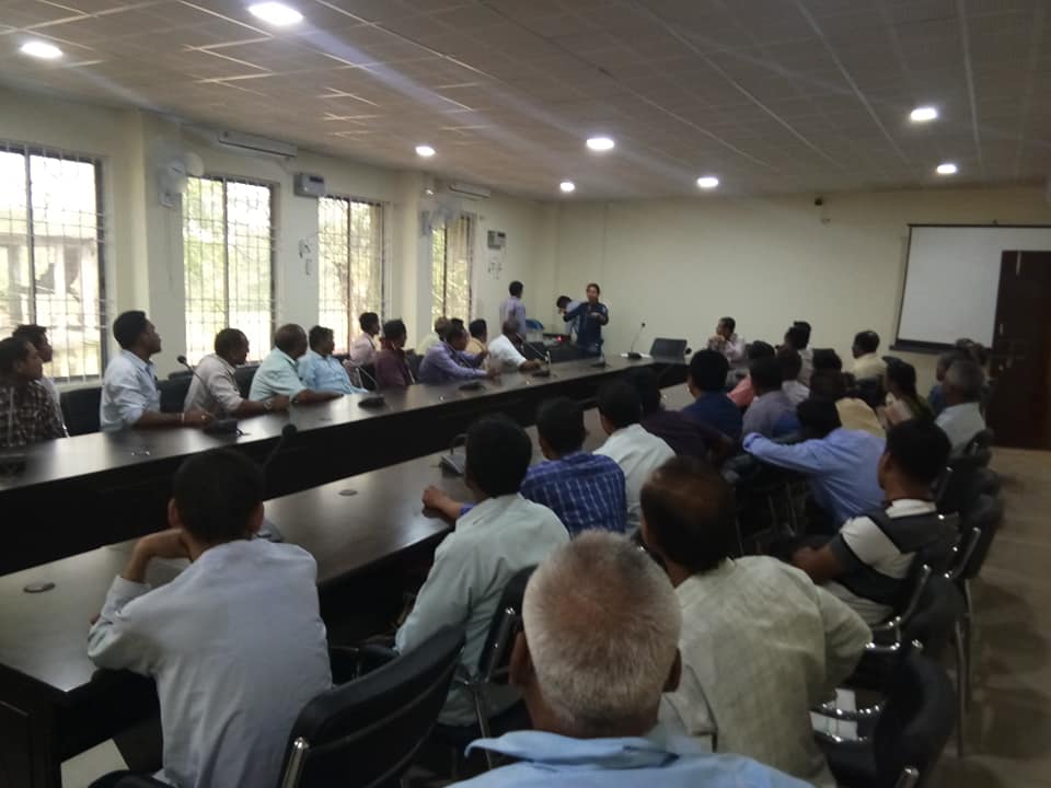 EVM and VVPAT awareness programme at Conference Room, DEO-Dhakuakhana: Role of Gaonburah in helpdesk on the day of polling(25/03/2019).