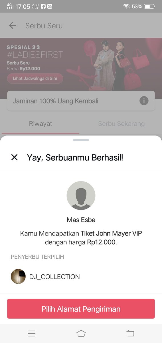 yakeles, menang serbu seru di <a href="/bukalapak/">Loi Tran</a> tgl 8 maret tp hadiah e blm jg nyampek. 
piye iki mas <a href="/achmadzaky/">Achmad Zaky</a> ?#bukalapak