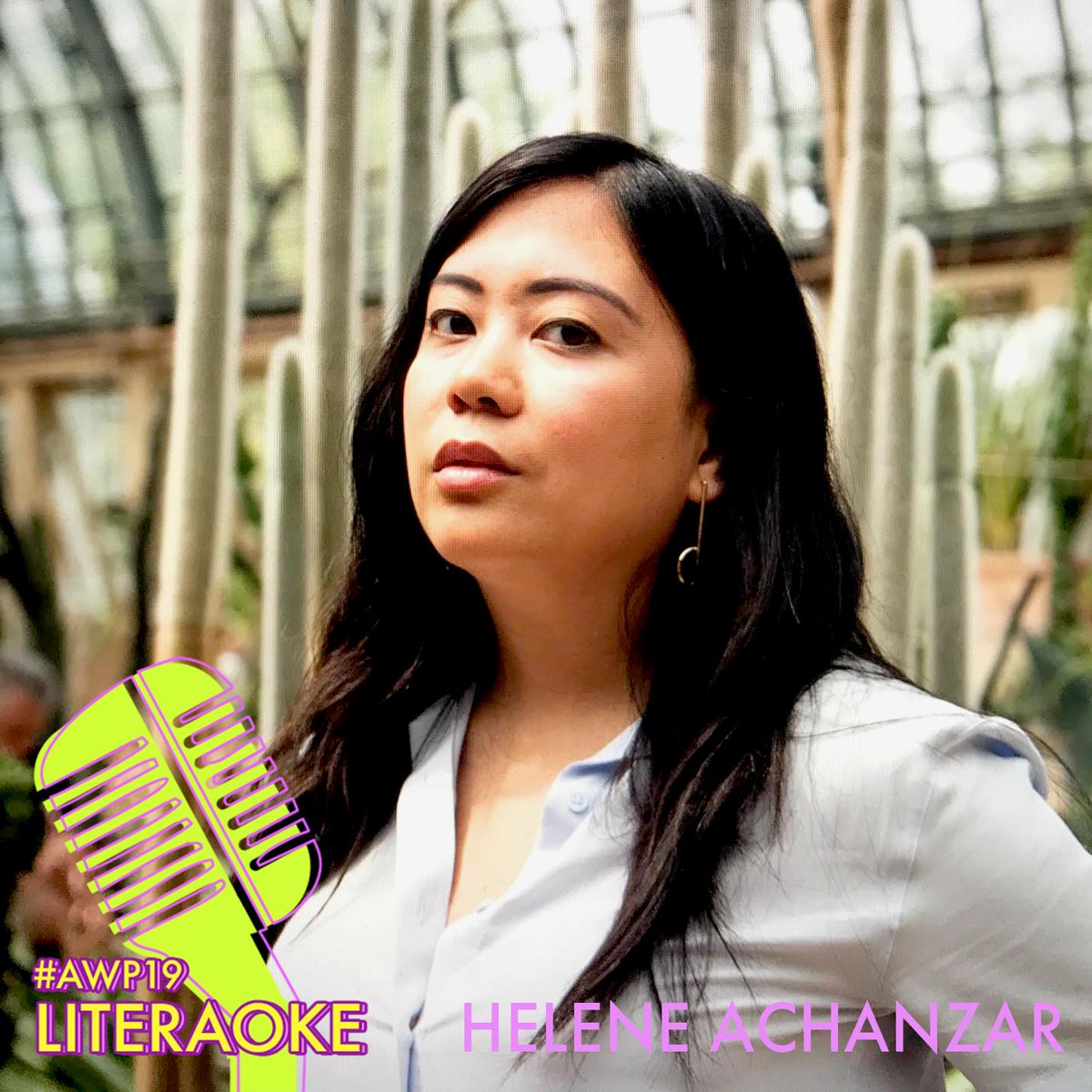 kayapress's tweet image. #LITERAOKE, #AWP19 edition, is happening in six days! Next up on the lineup, Helene Achanzar! Achanzar is a John and Renée Grisham fellow at the U of Mississippi, where she is senior editor of the Yalobusha Review. Her recent work can be found in Oxford American and jubilat.