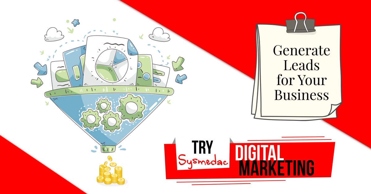 Sysmedac's tweet photo. Make #DigitalTransformation a priority for your business with Sysmedac Technologies
Cost Effective #DigitalAdvertisingSolutions For Your Business!
We Understand your sales funnel & measure #CustomerEngagement across channels!
An easy way to generating #Leads for your company https://t.co/RRJeW6Ixu2