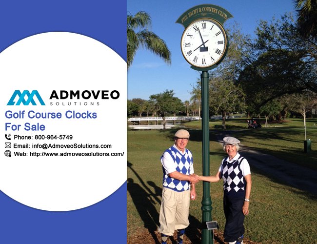 admoveosolution's tweet photo. Our advanced solar and electric #Golf #Course #Clocks are available for Sale. Contact #AdmoveoSolutions - https://t.co/xwLTgkHEK5 https://t.co/B7ft0NyJjr