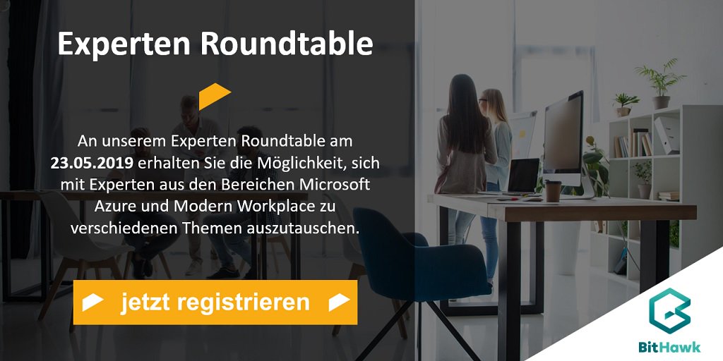BithawkA's tweet photo. Am #BitHawk AG Experten Roundtable erhalten Sie die Mรถglichkeit, sich mit Experten aus den Bereichen #Microsoft Azure und Modern Workplace auszutauschen. Weitere Informationen und Anmeldung ๐: https://t.co/WS40KXwBQf https://t.co/suczgtWcou