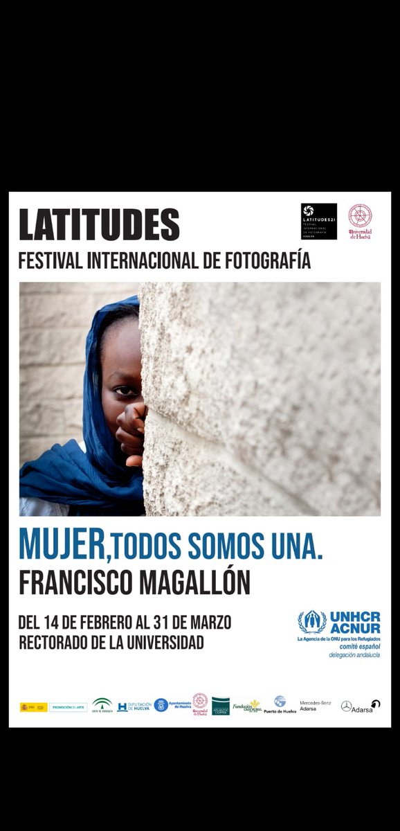 sanpablo_es's tweet photo. Última semana para disfrutar del Festival @latitudes21 en #Huelva, especialmente de 📷 #MujerTodosSomosUna de @fmagad. Fotografías que dan visibilidad a mujeres que sufren desigualdad, exclusión, violencia... 
El libro 📘 que las recopila está disponible en librería #Welba. https://t.co/ZAxhbIDTWU