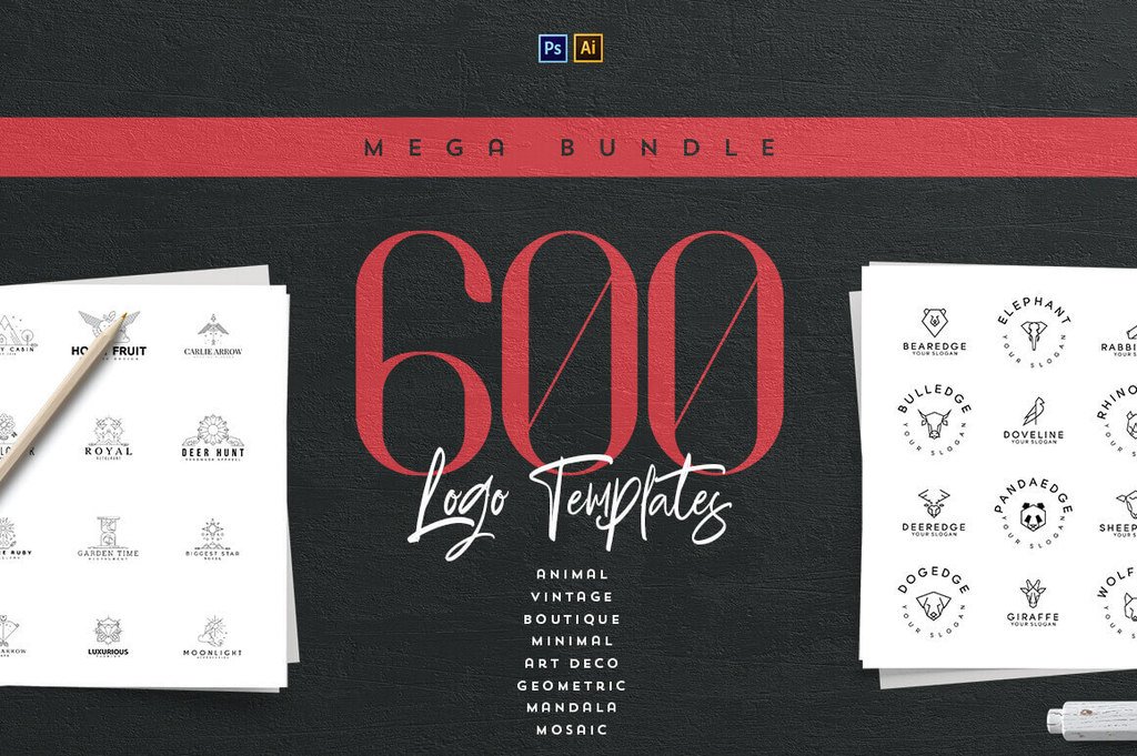 Pixlov_'s tweet photo. 600 Hi-Res, Professional Logo Templates - only $14! Download Here => https://t.co/xitJReW8Wh #DesignDeals https://t.co/rgdIXhvdbl