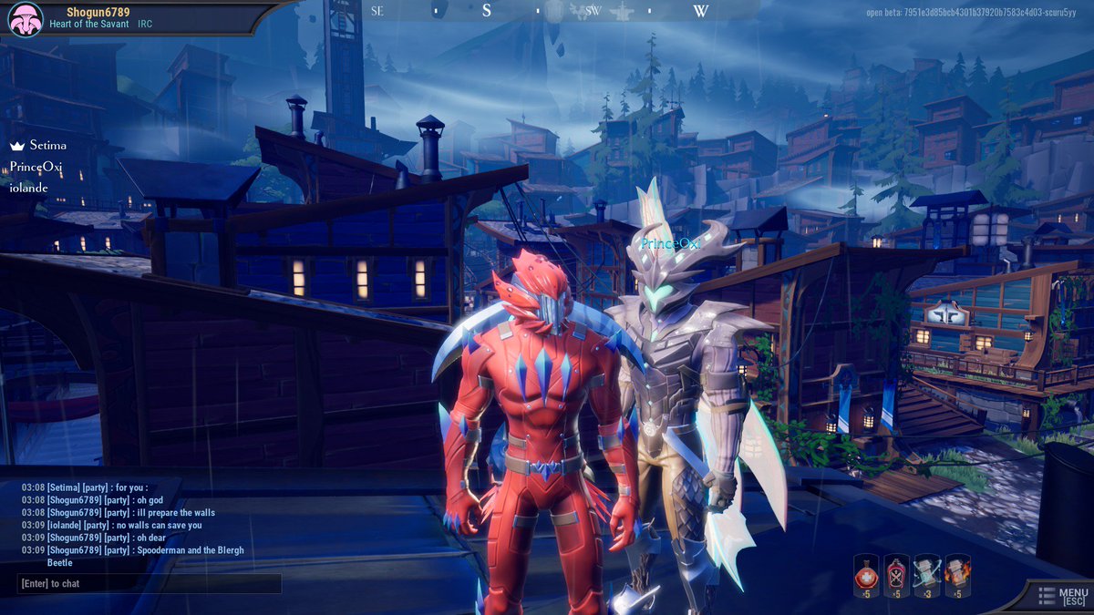 Shogun6789's tweet photo. Spooderman and the Blergh Beetle being #Flauntless in @PlayDauntless https://t.co/ISD7iIk9yc