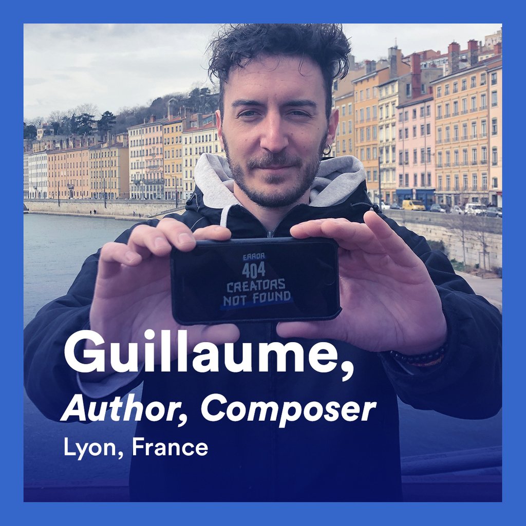 CreatorsNot's tweet image. Meet the real faces of creators supporting the #CopyrightDirective - what you value most on the Internet is the creators ‘works – not the platforms. #NoCreatorsNoContent 
#Yes2Copyright 
@Creatorsnot A story in 404 episodes.