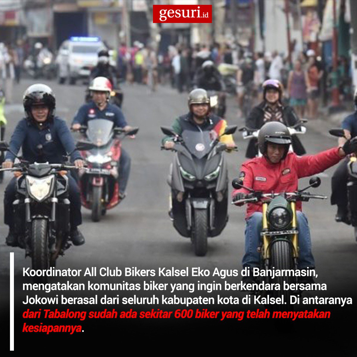 KehidupanTaubat's tweet photo. Selain presiden. Pak jokowi seorang  biker yg keren.
#01Jokowi3PDIP 
@66Hasto 
@ganjarpranowo 
@PutraNababan 
@MahesaTiwi 
@AndiHidayatull7 
@Asep_pdipbanten 
@MasCEPUK 
@Fsilolongan 
@mariaputri89 https://t.co/L1vC9RMxxQ