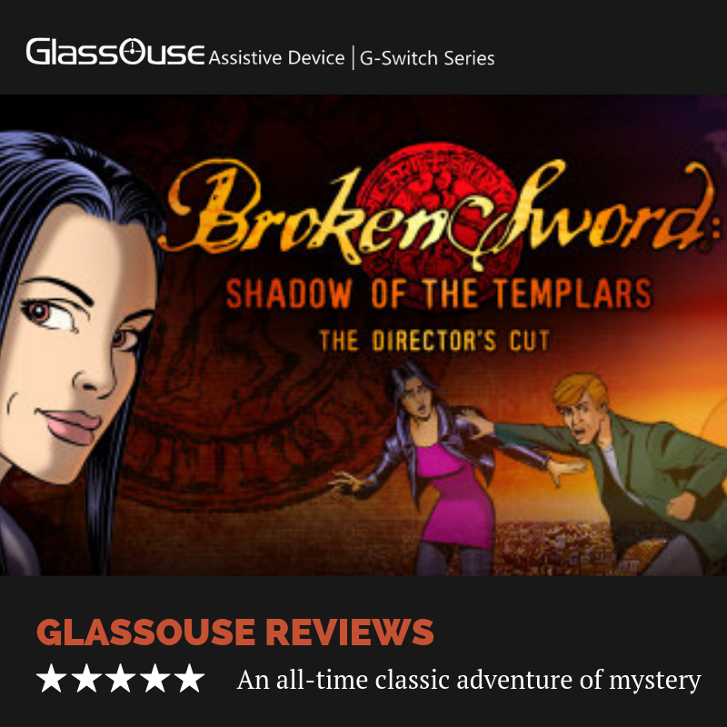 Game review! #BrokenSword: Director's Cut is on bit.ly/2TymNCL
We played this game using our head movements and some switch control combinations from G-Switch Series!
#accessibility #assistivetech #disabledgamer #assistivetechnology