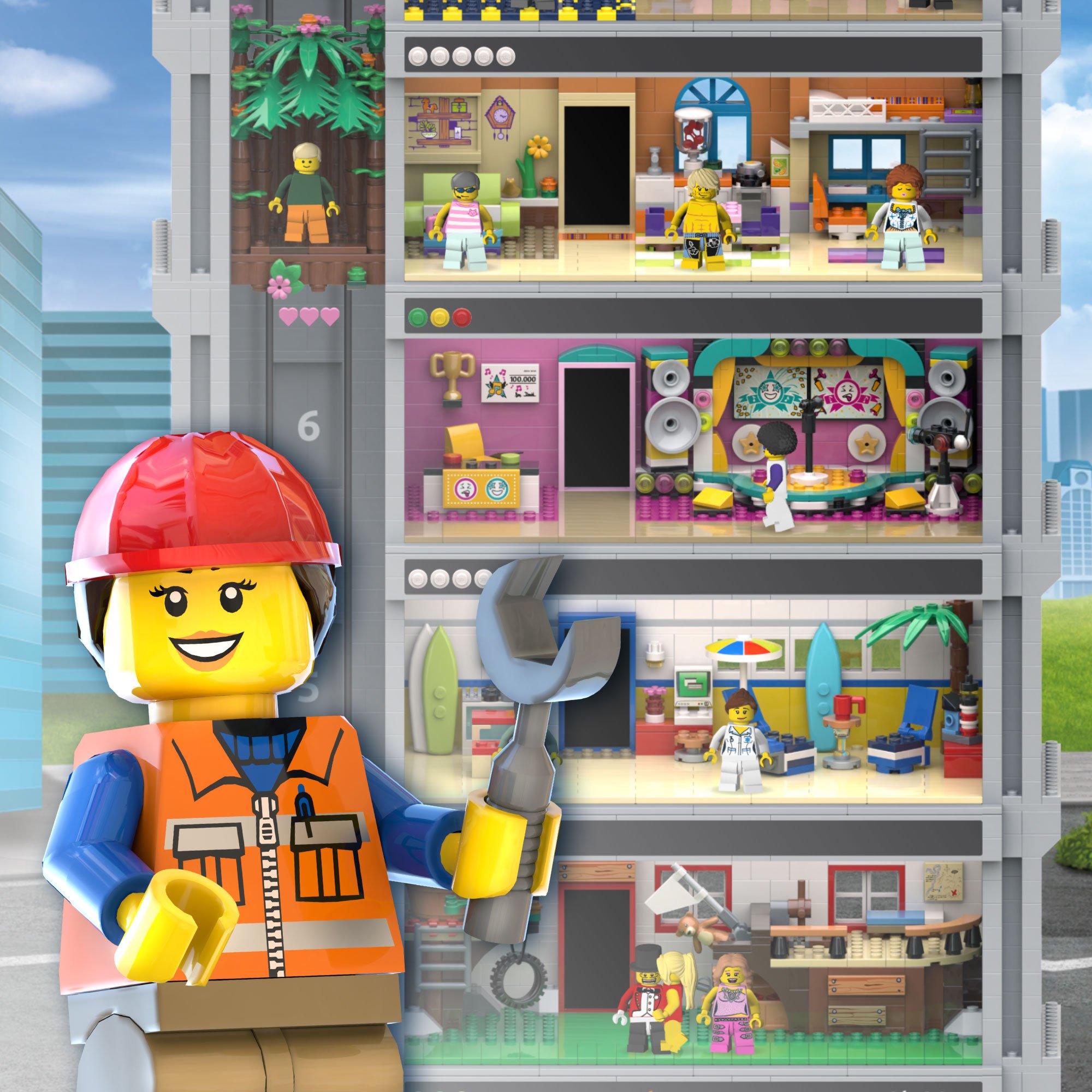 LEGO IDEAS on X It s time to get creative and channel your interior LEGO designer to build a virtual floor for the freshly announced LEGO Tower game How would your customized floor