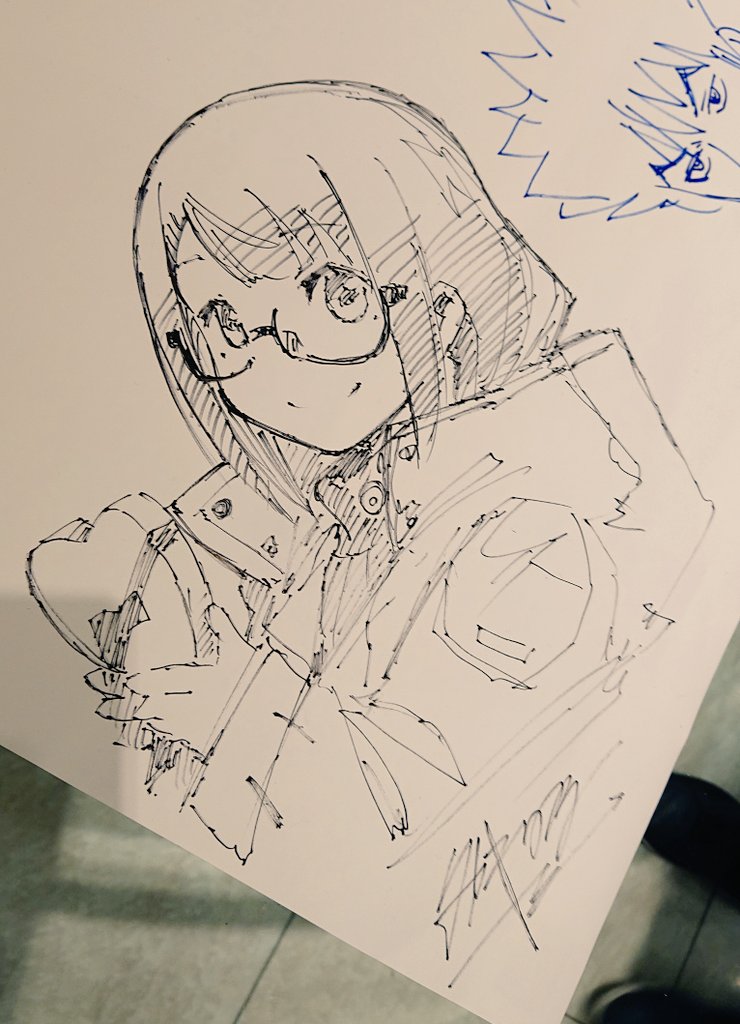 そういやこれも見せられる!1月末のジャンプラ新年会で描いた寄せ書き!!…あれからもう2ヶ月以上経ってるのか…おそろしいねぇ… 