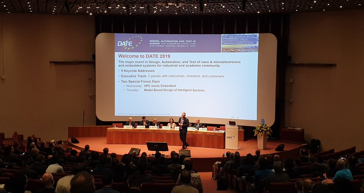 Rolf_Drechsler's tweet image. #DATE2019 - opening ceremony at #DATEconference