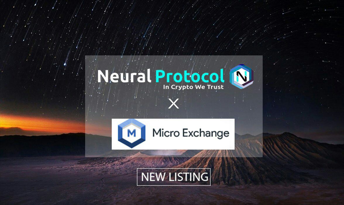 NeuralProtocol's tweet image. Update!

#NRP will be listed on Microex.market on the 27th March 2019. A new Exchange from Micromines Project. Thank you for your support and trust always.

Stay tune on our channel for the next announcement about the Launch of our App on Google PlayStore and MVP Website