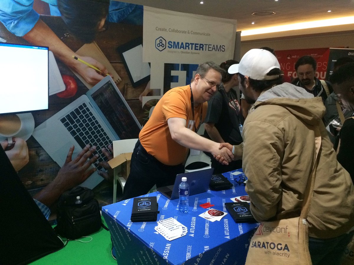 obsidianza's tweet photo. We are at the first #CPT #DevConf with .@Atlassian and meeting passionate developers! If you’re .@RiverClubCpt .@Atlassian #smarterteams that #smartercode https://t.co/4Vct1JjXqn