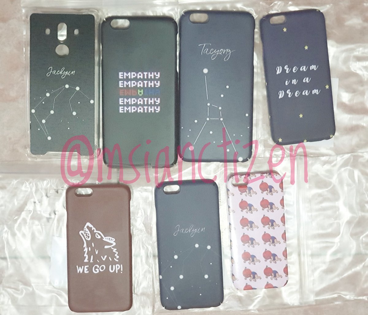 msianctizen's tweet photo. [ARRIVAL]

NCT Phone cases by @CANDYRUSHPH arrived today 😍😍😍

2nd payment will be email later and please check your email by tonight 😊

P/s: postage by tomorrow 

#msianctizenupdate https://t.co/SDLtLefENR