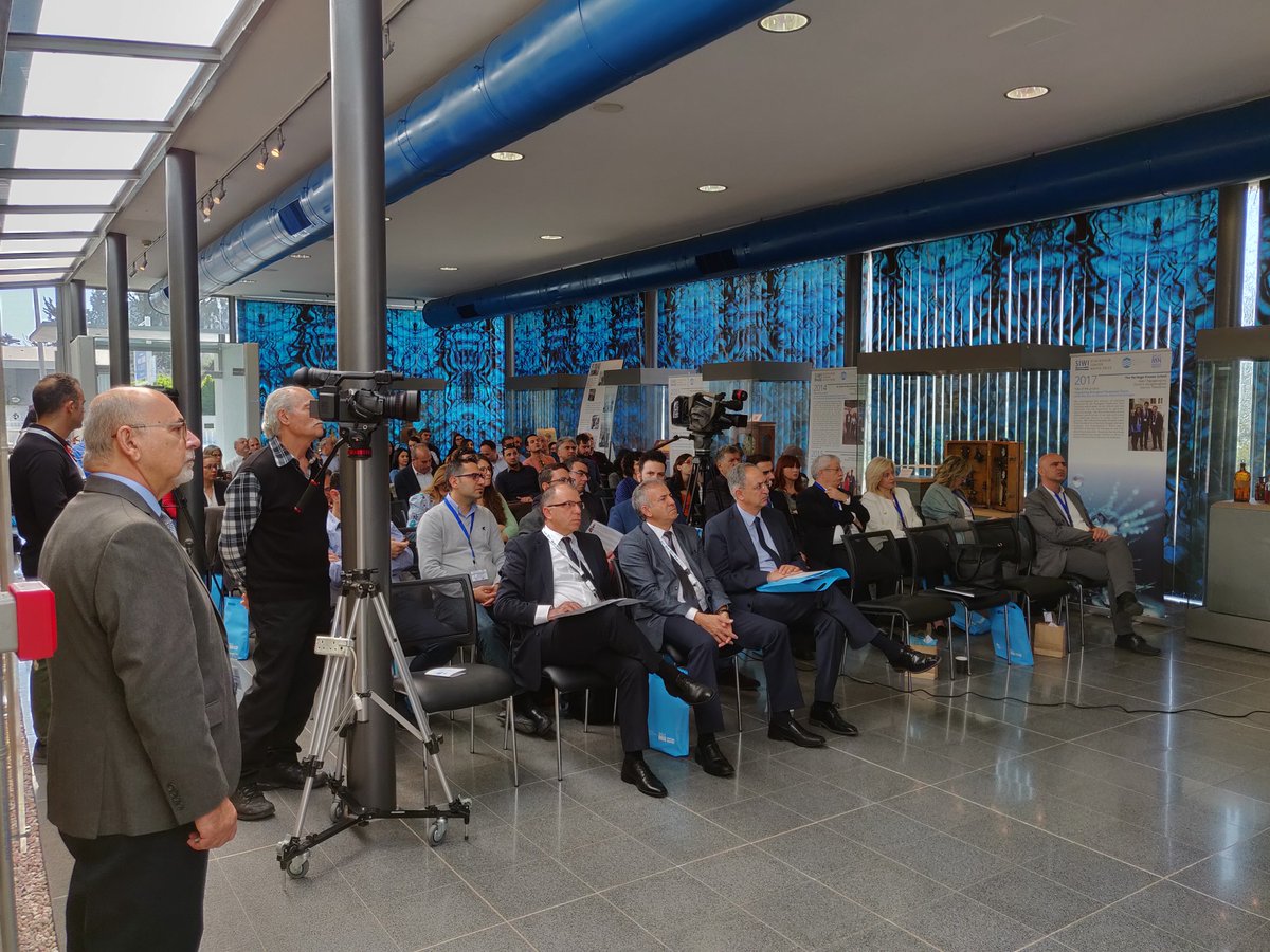 KIOSCoE's tweet photo. On 22/03/2019, the Water Board of Limassol celebrated the #WorldWaterDay2019.  Dr. Demetris Eliades @eldemet , Dr. Nicolas Nicolaou @nicolaoun and Marios Milis @mariosmilis talked about intelligent water networks and water resource management. https://t.co/4yP6I7O6OV