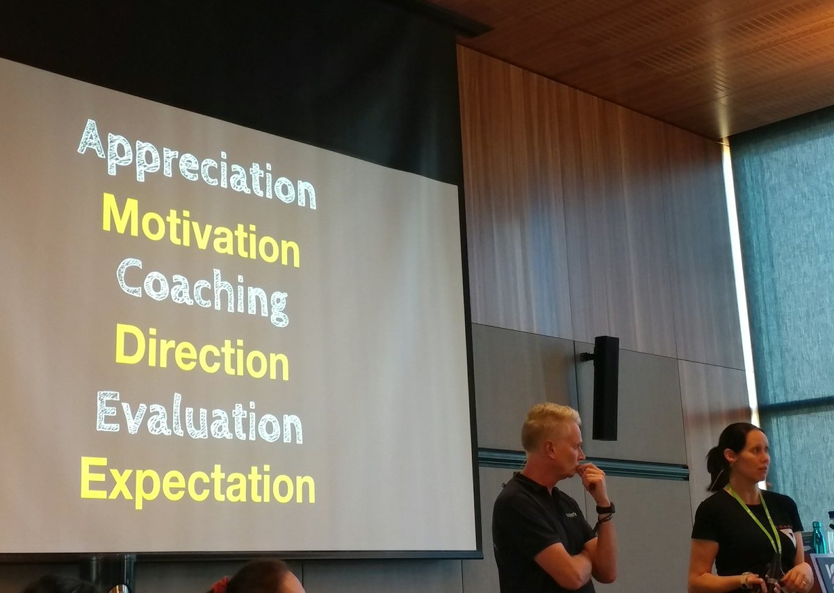 Consider what people actually want when they ask for feedback.. #feedback skills session with <a href="/_NMay/">Natalie May</a> and <a href="/EMManchester/">Simon Carley</a>.  #SMACC2019 #SMACC