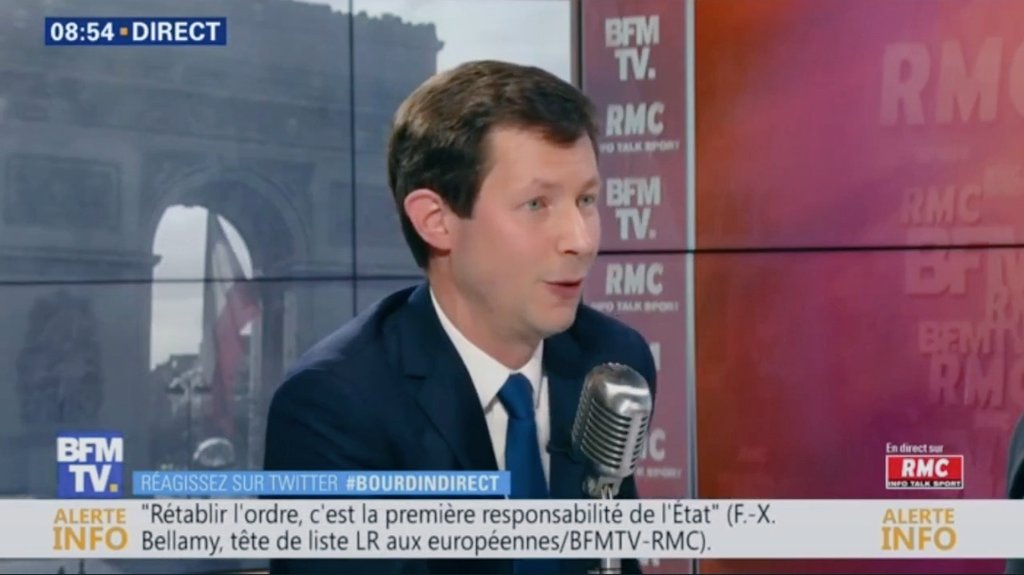 Un @fxbellamy en pleine forme ce matin dans #BourdinDirect : une belle campagne à venir ! 🇪🇺🇫🇷