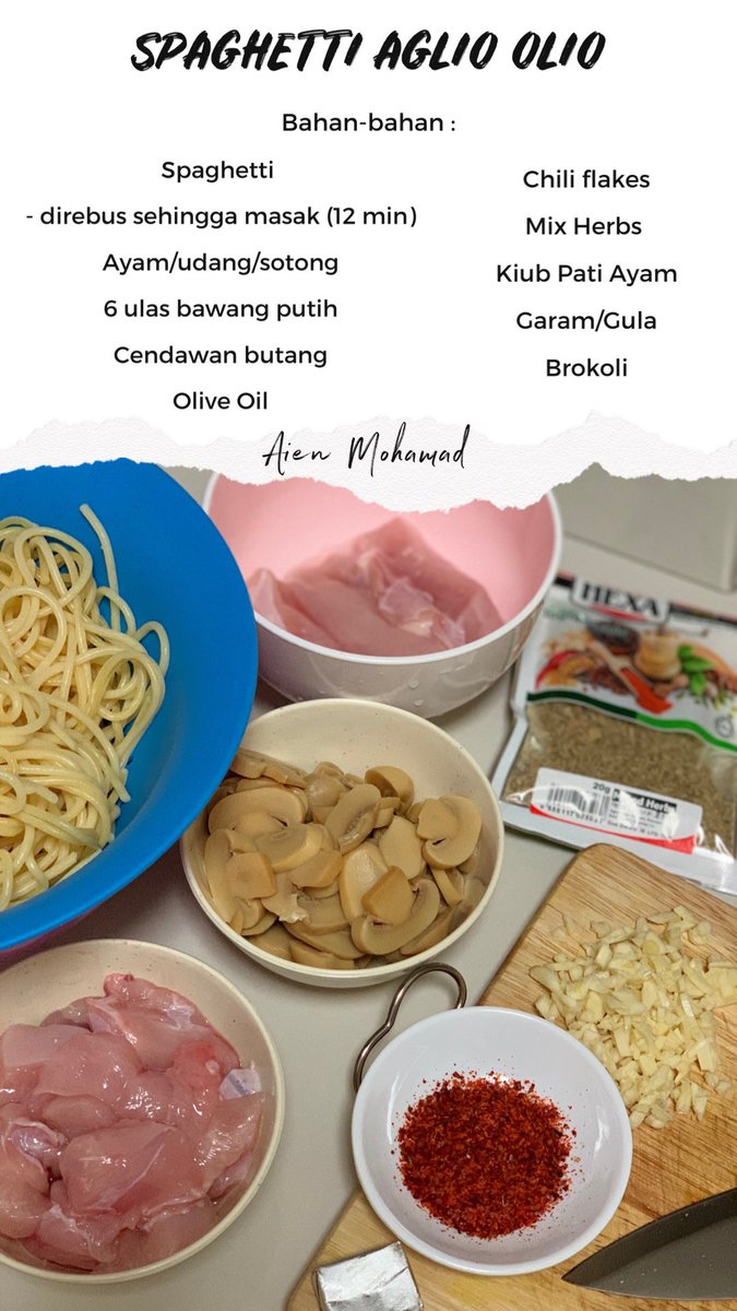 Thread By At Aienmohd Resepi Simple Budak Baru Belajar Masak